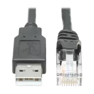 Image of Tripp Lite U009-006-RJ45-X USB-A to RJ45 Rollover Console Cable...