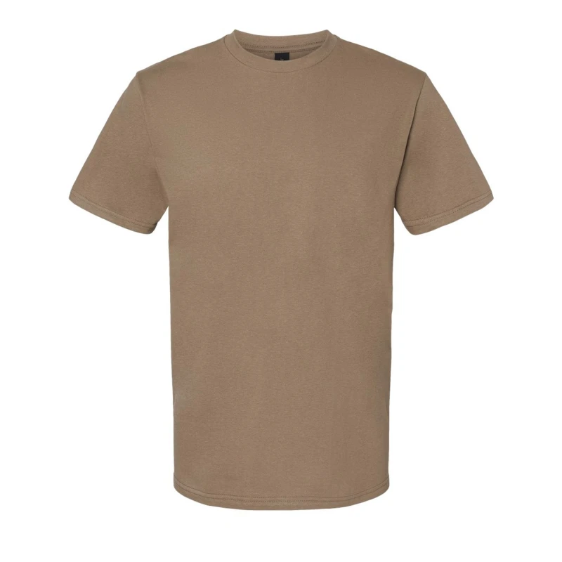 Image of Gildan Mens Softstyle Midweight T-Shirt in Stone Size: Small Stone Male S