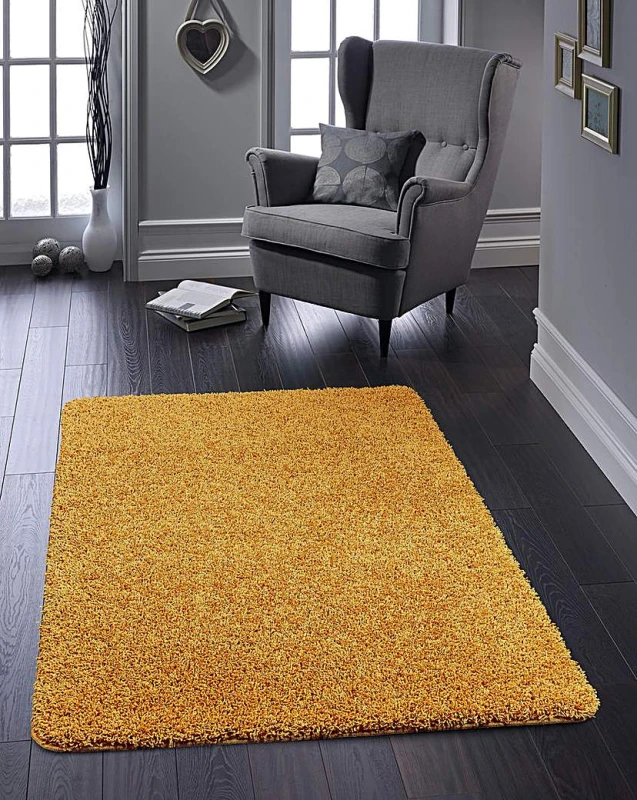 Image of Buddy Buddy Washable & Stain Resistant Rug Ochre - Buddy - Size: 60X100 Ochre 60X100 NV22034