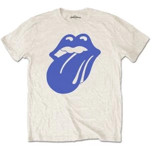 Image of The Rolling Stones - Blue & Lonesome 1972 Logo Unisex Medium T-Shirt - Neutral
