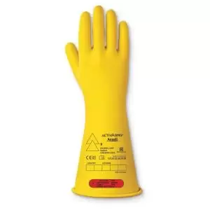 Image of Ansell LOW VOLTAGE ELECTR INSULATING GLOVE CLASS 0 14 SIZE 8 M