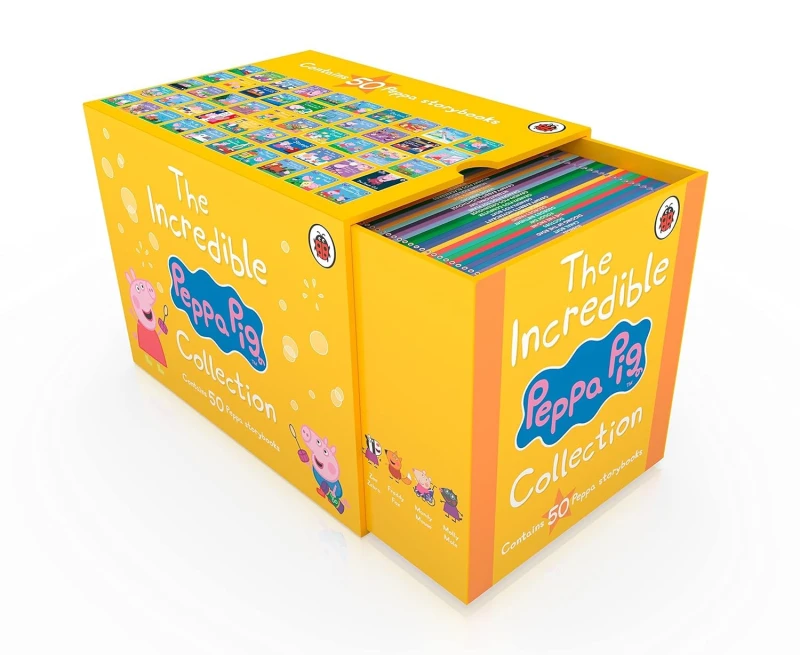 Image of Peppa Pig: The Incredible Collection 50 Books Box Set (50 Storybooks Series 2) Paperback Ladybird Books