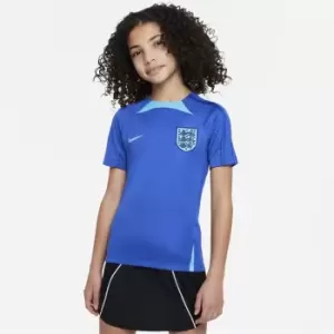 Image of Nike England Strike Top 2022 2023 Juniors - Blue