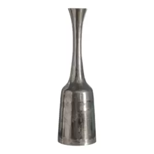 Image of Slough Vase Nickel Small Silver