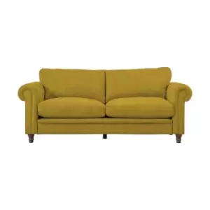 Image of Crossland Grove Manchester Sofa 3 Seater Placido Saffron Velvet