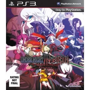 Image of Under Night In Birth EXE Late PS3 Game