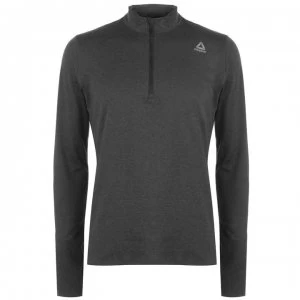 Image of Reebok Quarter Zip Top Mens - Black