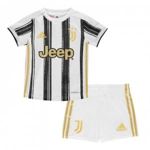 Image of adidas Juventus Home Baby Kit 2020 2021 - White/Black