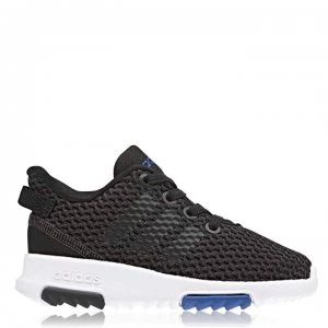 Image of adidas Racer Infants Trainers - Blk/Blk/Wht/Blu