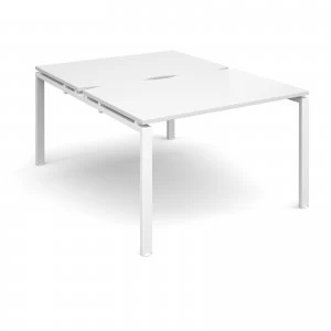 Image of Adapt II Starter Units Back to Back 1200mm x 1600mm - White Frame whi