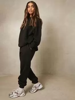 Image of Boohoo Oversized Sweatshirt - Black, Size XS, Women