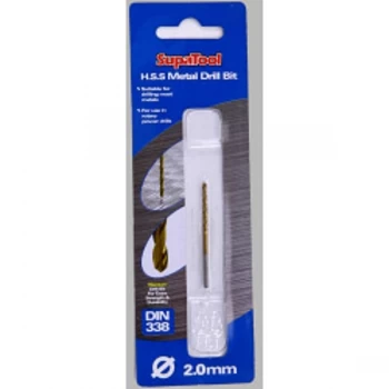 Image of SupaTool Titanium Coated HSS Drill Bits 2x49mm