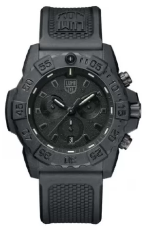 Image of Luminox Navy Seal 3580 Chronograph Black With PU Strap Watch