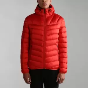 Image of Napapijri Aerons 3 Quilted Shell Red Puffer Jacket