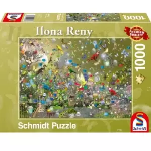 Image of Schmidt Ilona Reny: A Parrot Jungle Jigsaw Puzzle - 1000 Pieces