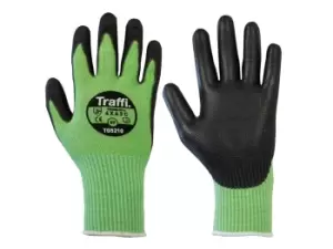 Image of Traffi TG5210 Tri Polymer PU Cut Level C Safety Glove Size 8