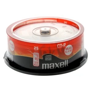 Image of Maxell CDR Audio 25 Pack Spindle