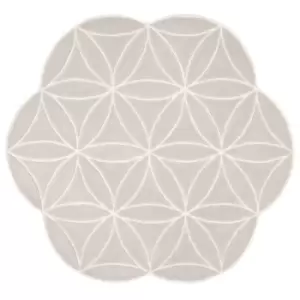 Image of Origins Bloom Rug Grey 160cm Diameter