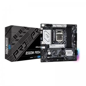 Image of ASRock B560M Pro4 Intel Socket LGA1200 H5 Motherboard
