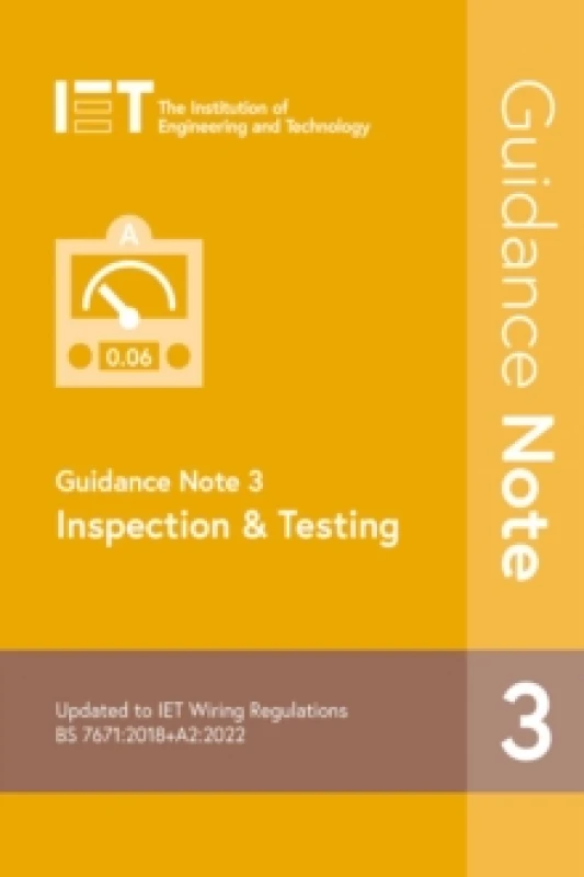 Image of Guidance Note 3: Inspection & Testing Paperback / softback