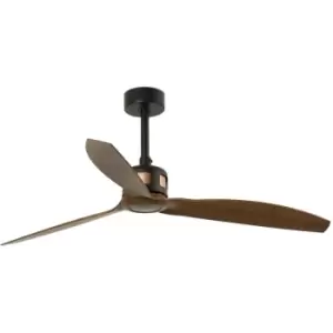 Image of Faro COPPER - Copper Fan Black, Wood Ceiling Fan Smart - Remote Included