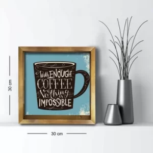 Image of 3030AHS-028 Multicolor Decorative Framed MDF Painting