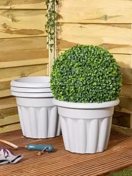 Image of Wham Set Of 4 Vista 33Cm Round Planter