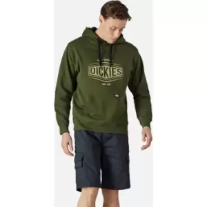Image of Dickies Rockfield Hoodie Olive Green S