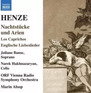 Image of Henze Nachtstucke Und Arien by Hans Werner Henze CD Album
