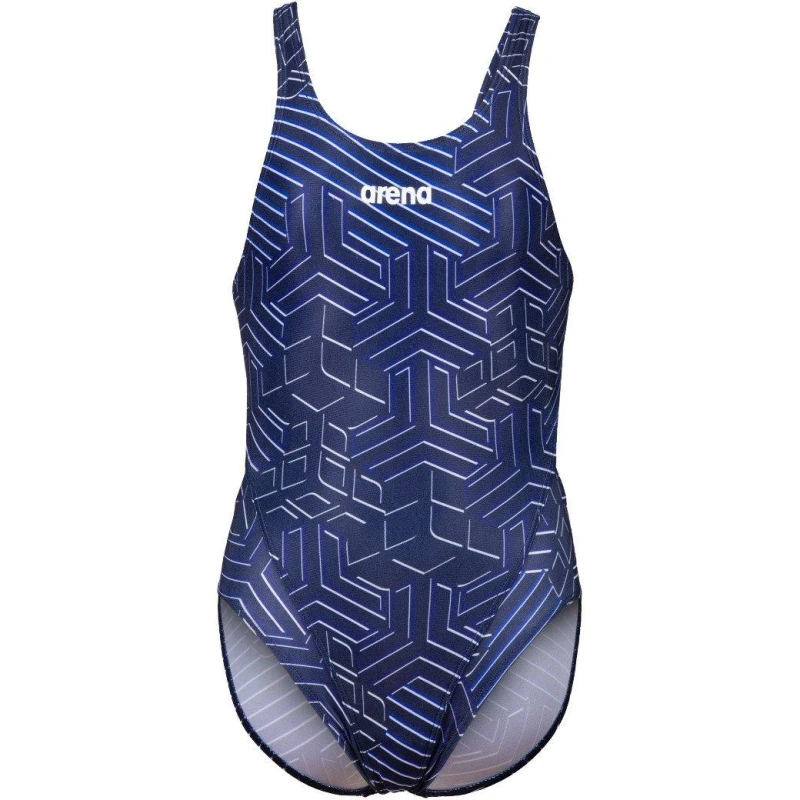 Image of Arena Kiko Swim Tech Back Junior - Blue Blue S