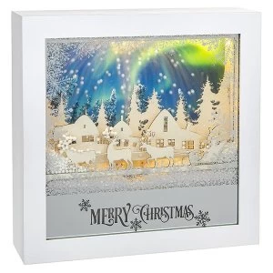 Image of Snowtime Musical Square Aurora Ornament