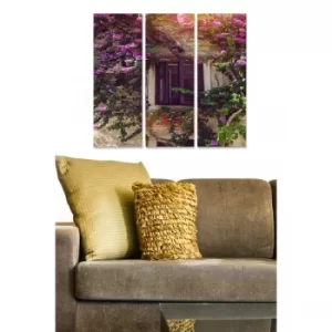 Image of MDF21078719 Multicolor Decorative MDF Painting (3 Pieces)