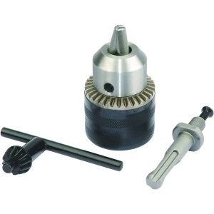 Image of Wickes Keyed Chuck with SDS Adaptor and Key 13mm