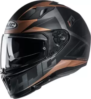Image of HJC i70 Eluma Helmet, black-brown Size M black-brown, Size M