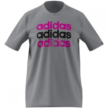 Image of adidas QT T Shirt Mens - Grey Repeat