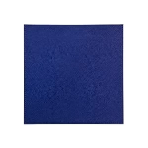 Image of Denby Deep Blue Faux Leather Placemat Set of 4