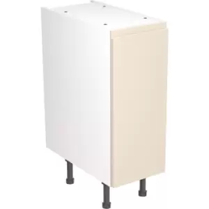 Image of Kitchen Kit Flatpack J-Pull Kitchen Cabinet Base Unit Super Gloss 300mm in Cashmere MFC