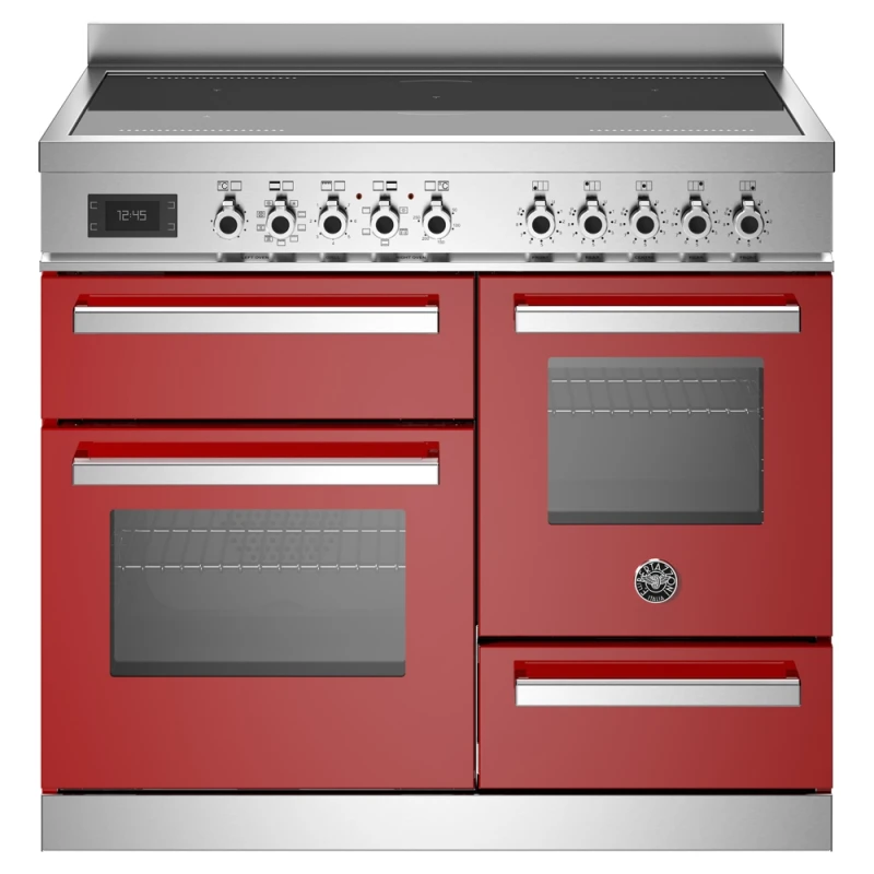 Image of Bertazzoni PRO105I3EROT 100cm Professional XG Induction Range Cooker - RED PRO105I3EROT