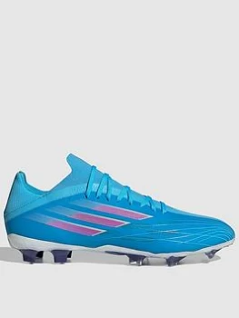 Image of adidas X Speedflow.2 Firm Ground Football Boots - Blue Size 10, Men