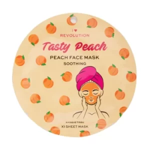Image of I Heart Revolution Peach Soothing Printed Sheet mask