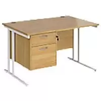 Image of Dams International Desk MC12P2WHO 1,200 x 800 x 725 mm