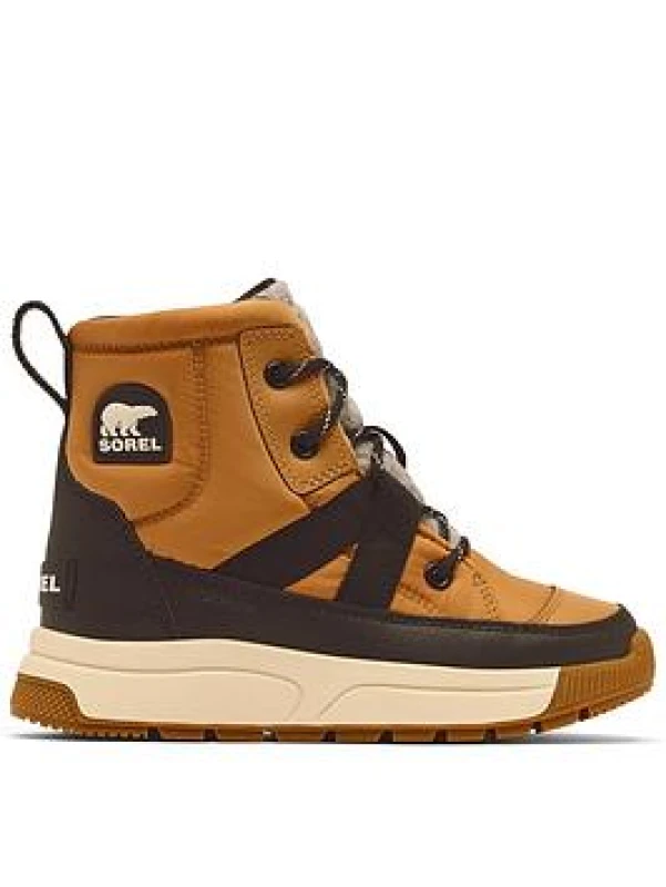Image of Sorel Kids Whitney III Mid Boots Camel/Black Baby 32 (13.5);33 (1);34 (2);35 (2.5 to 3);36 (3.5);37 (4)