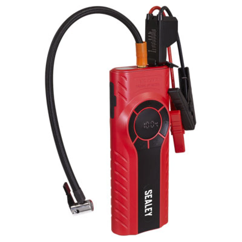 Image of Sealey Roadstart 1200A 12v Jump Starter & Tyre Inflator RS1200TI Output Voltage: 5v or 12v