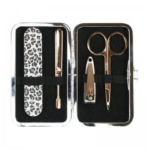 Image of The Vintage Cosmetic Company Leopard Manicure Purse