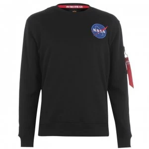 Image of Alpha Industries Tape Sweat - Black 03