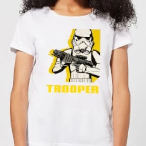 Image of Star Wars Rebels Trooper Womens T-Shirt - White - M
