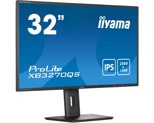 Image of iiyama ProLite 31.5" XB3270QS-B5 Wide Quad HD IPS LED Monitor