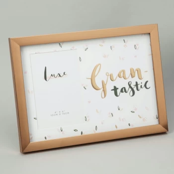Image of Luxe Rose Gold Birthday Frame 4" x 6" - Grantastic
