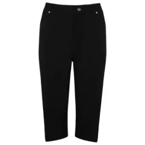 Image of Island Green Golf Capri Pants Ladies - Black