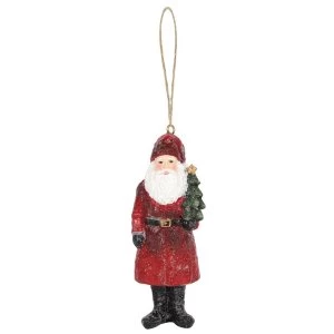 Image of Hanging Santa Decoration